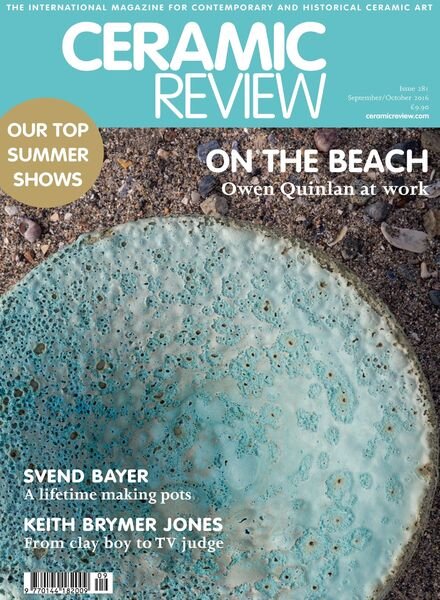 Ceramic Review – September-October 2016 Cover