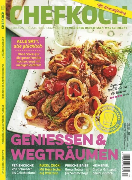 Chefkoch – Juni 2020 Cover