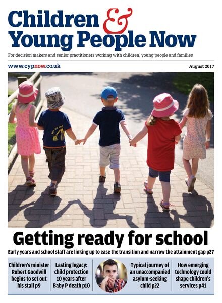 Children & Young People Now – August 2017 Cover