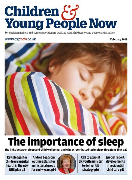 Children & Young People Now – February 2019 Cover
