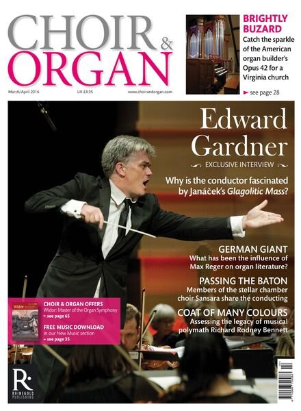 Choir & Organ – March-April 2016 Cover