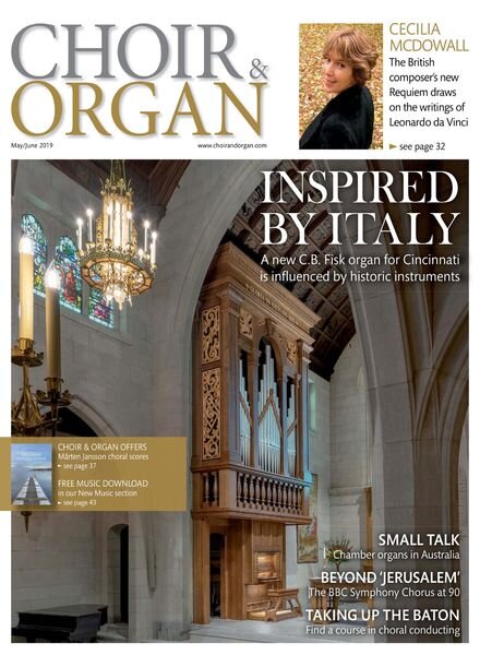 Choir & Organ – May-June 2019 Cover