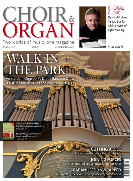 Choir & Organ – November 2019 Cover
