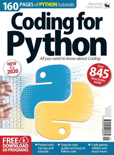 Coding for Python – June 2020 Cover