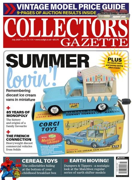 Collectors Gazette – July 2020 Cover