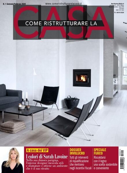 Come Ristrutturare la Casa – Gennaio-Febbraio 2020 Cover