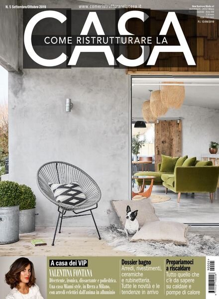 Come Ristrutturare la Casa – Settembre-Ottobre 2019 Cover