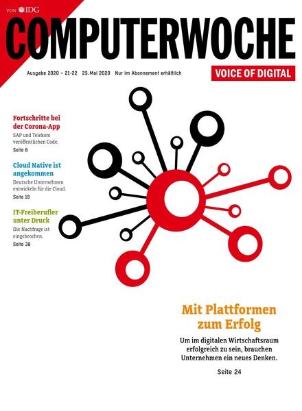 Computerwoche – 25 Mai 2020 Cover