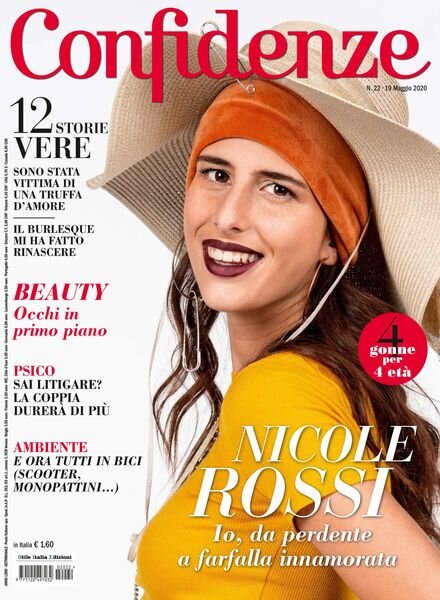 Confidenze – 19 Maggio 2020 Cover