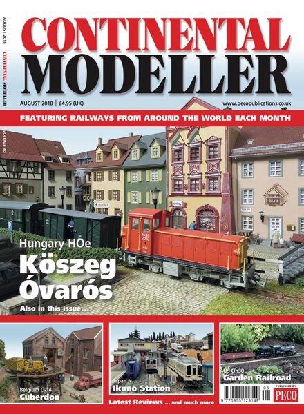 Continental Modeller – August 2018 Cover