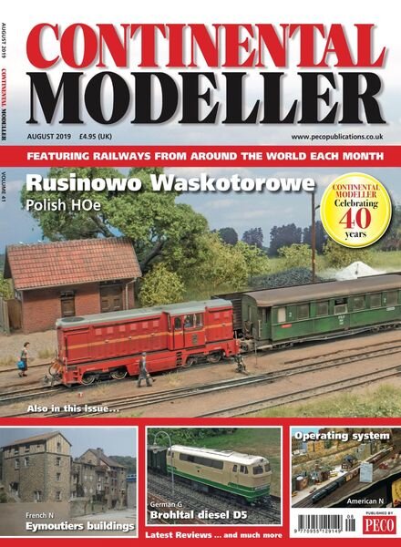 Continental Modeller – August 2019 Cover