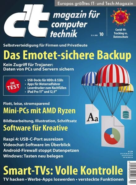 c’t Magazin – 25 April 2020 Cover