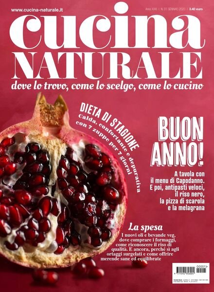 Cucina Naturale – Gennaio 2020 Cover