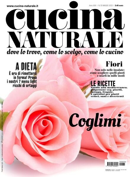 Cucina Naturale – Maggio 2020 Cover