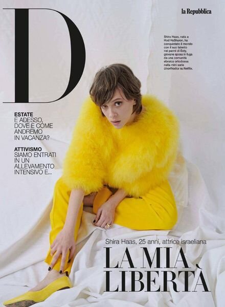 D la Repubblica – 23 Maggio 2020 Cover