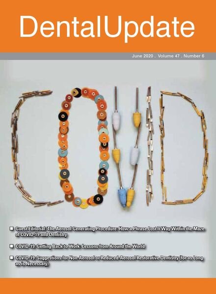 Dental Update – June 2020 Cover