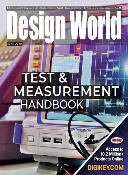 Design World – Test & Measurement Handbook June 2020 Cover