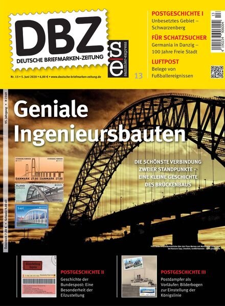 Deutsche Briefmarken-Zeitung – 05 Juni 2020 Cover