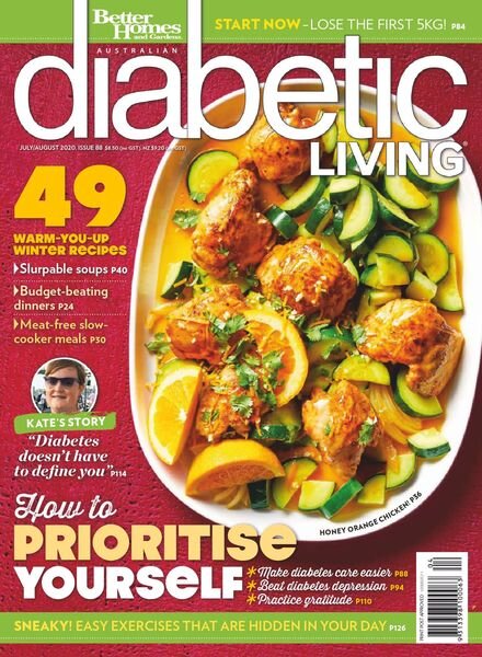 Diabetic Living Australia – July-August 2020 Cover