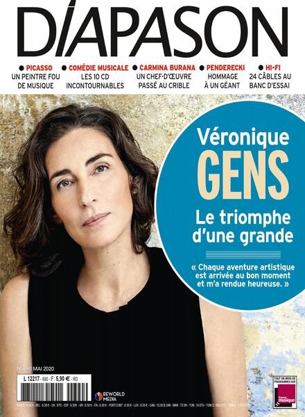 Diapason – mai 2020 Cover