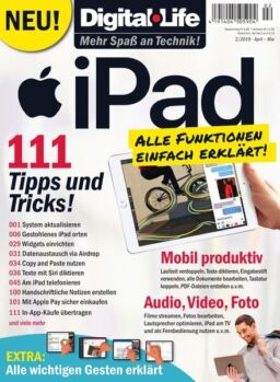 Digital Life – 111 Tipps zum iPad – April-Mai 2019