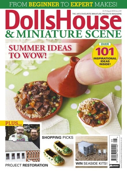 Dolls House & Miniature Scene – August 2018 Cover