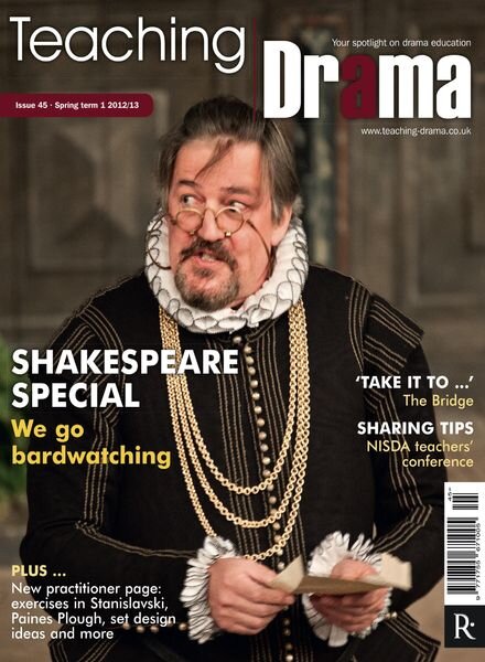 Drama & Theatre – Issue 45, Spring Term 1 2012-13 Cover