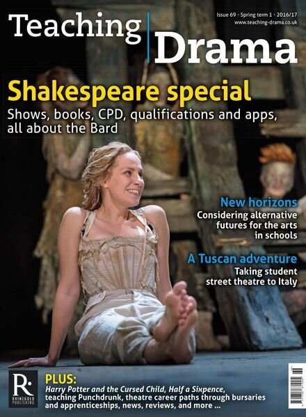 Drama & Theatre – Issue 69, Spring Term 1 2016-17 Cover