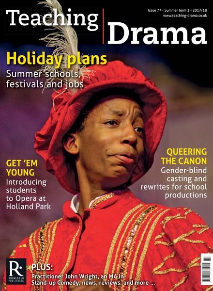 Drama & Theatre – Issue 77, Summer Term 1 2017-18 Cover