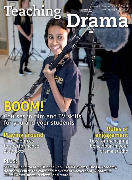 Drama & Theatre – Issue 84, Summer Term 2 2018-19 Cover