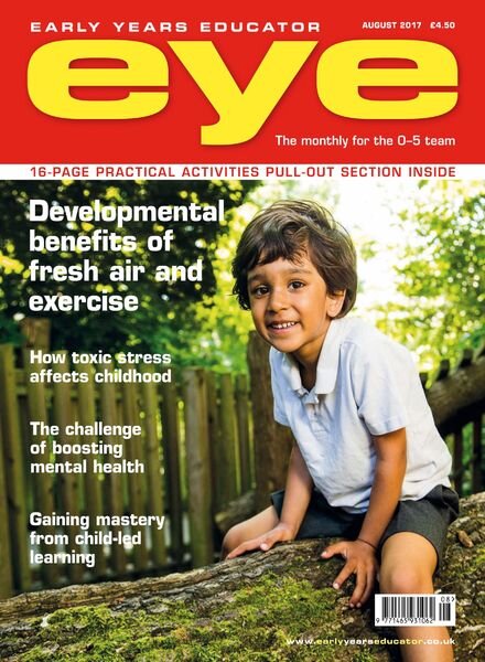 Early Years Educator – August 2017 Cover
