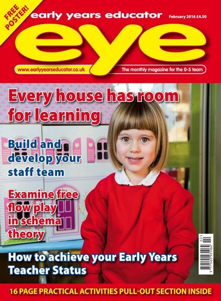 Early Years Educator – February 2016 Cover