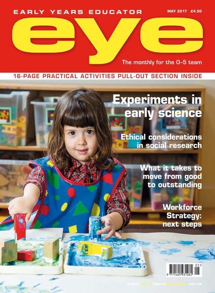 Early Years Educator – May 2017 Cover