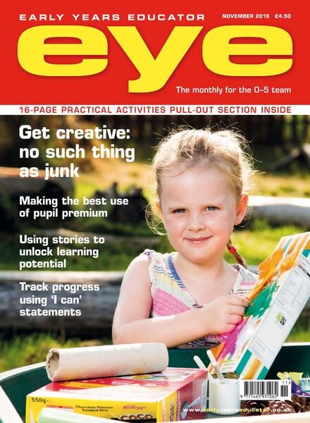 Early Years Educator – November 2016 Cover