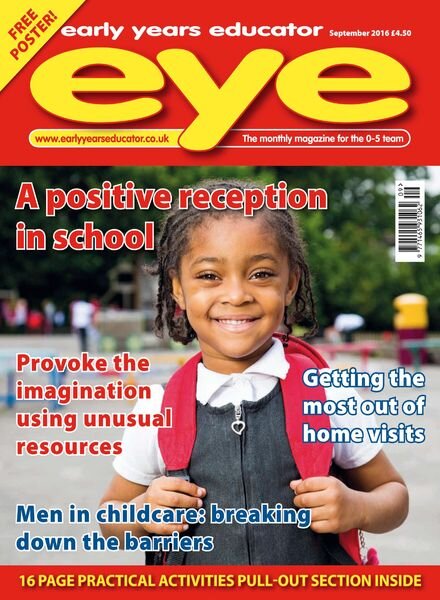 Early Years Educator – September 2016 Cover
