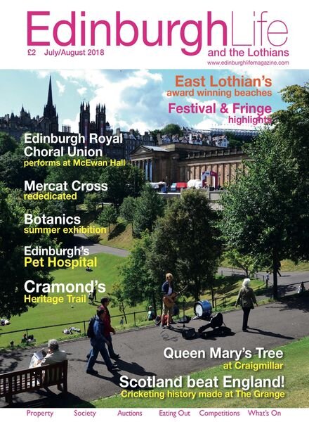 Edinburgh Life – July- August 2018 Cover