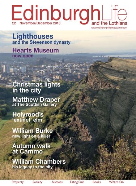 Edinburgh Life – November- December 2016 Cover
