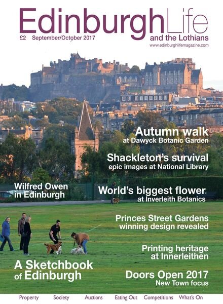 Edinburgh Life – September- October 2017 Cover