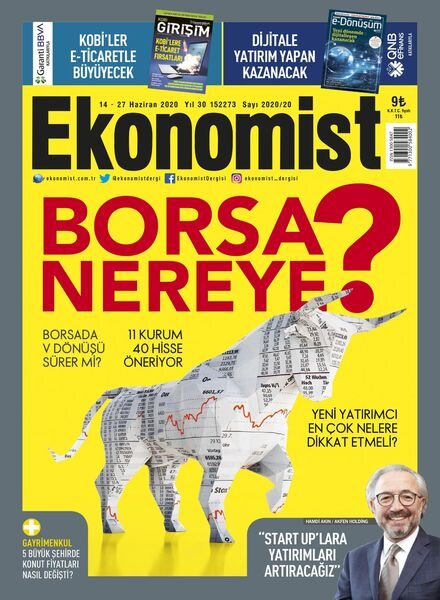 Ekonomist – 13 Haziran 2020 Cover