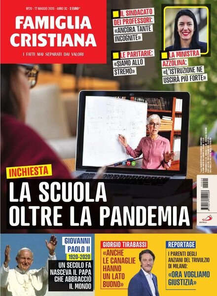 Famiglia Cristiana – 17 Maggio 2020 Cover