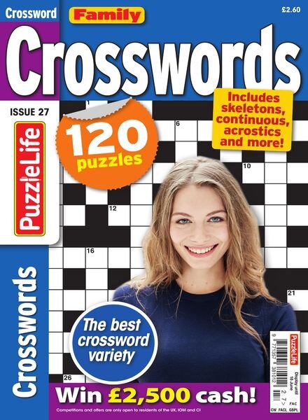 Family Crosswords – Issue 27 – May 2020 Cover