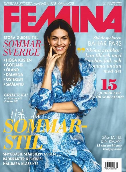Femina Sweden – August 2020 Cover