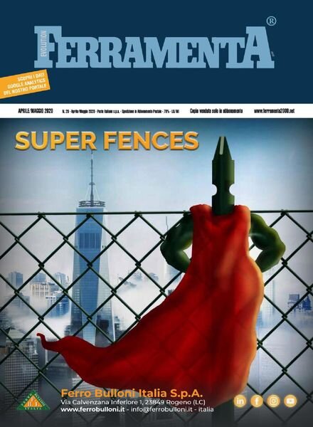Ferramenta Evolution – Aprile-Maggio 2020 Cover