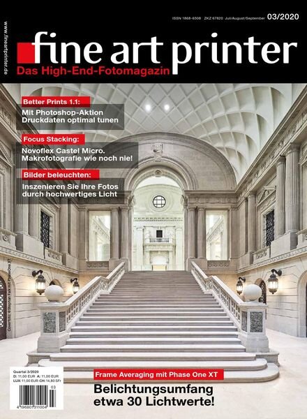 FineArtPrinter – Juli 2020 Cover