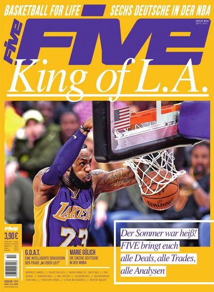 FIVE Magazin – September-Oktober 2018 Cover