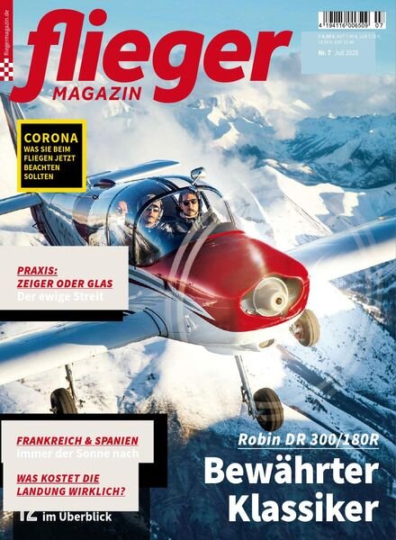 Fliegermagazin – Juli 2020 Cover