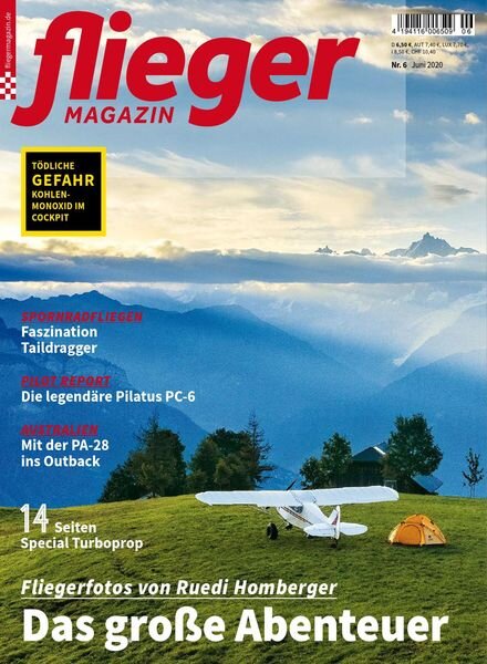 Fliegermagazin – Juni 2020 Cover