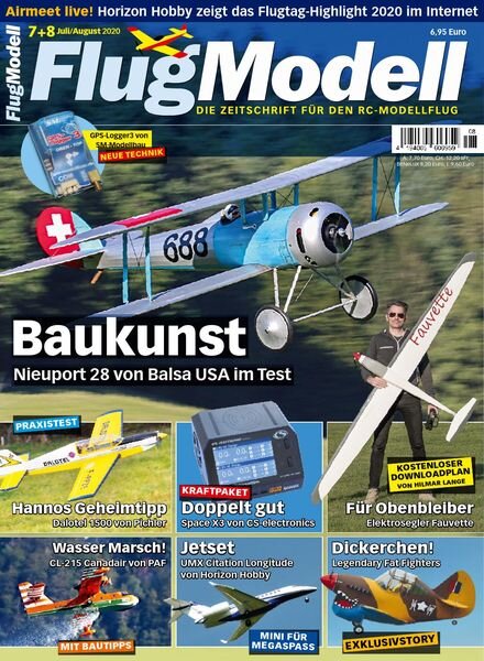 FlugModell – Juli-August 2020 Cover