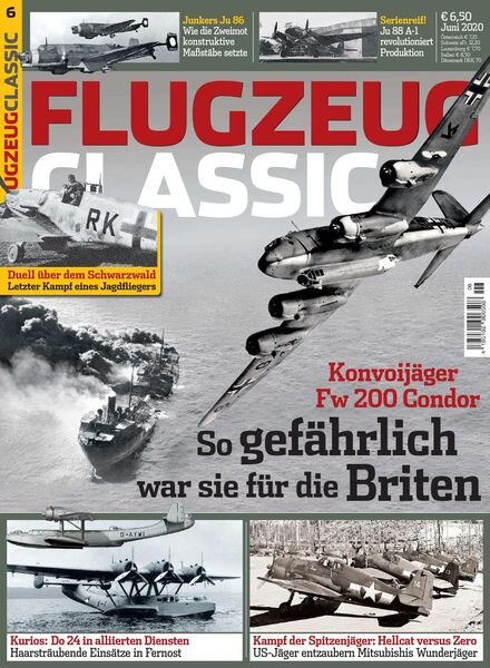 Flugzeug Classic – Juni 2020 Cover