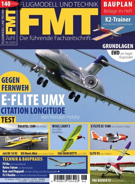 FMT Flugmodell und Technik – Juni 2020 Cover